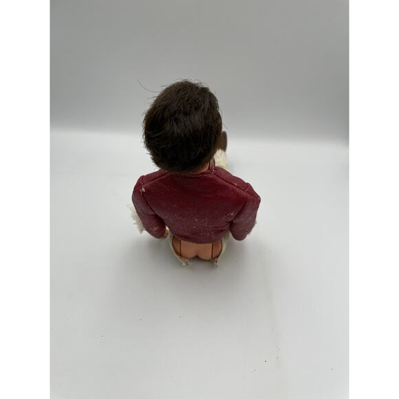 Vintage 1968 Ken Doll Barbies Boyfriend Rooted Brown Hair Western Jacket Pants - Picture 4 of 9